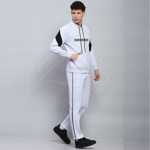 Ensemble de vêtements d'entraînement unisexe pour l'été, sweat-shirt et pantalon de survêtement décontractés pour homme, logo personnalisé, taille plus, léger, 100% coton respirant - Product Image 1