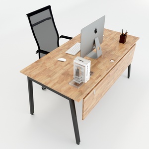 Escritorio Aton Concept Moderno y Minimalista HBAT007 de 160x80 cm con Patas de Hierro Ensambladas para Estudio u Oficina - Product Image 2