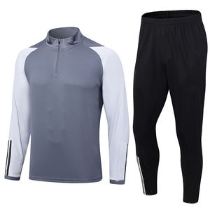 ชุดฝึกซ้อมฟุตบอลคุณภาพสูงทันสมัย ชุดยูนิฟอร์มผู้ชาย ชุดวอร์ม เสื้อแจ็คเก็ตแขนยาว ชุดกีฬา - Product Image 6