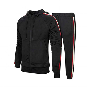 2025 survêtement pour hommes en polyester de haute qualité pour hommes logo personnalisé uni blanc nouveaux survêtements pour hommes élégants pour le sport - Product Image 1