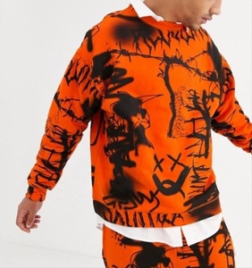 Ensembles de survêtement coupe ajustée de taille plus pour hommes avec logo personnalisé et pantalon de jogging - Product Image 2