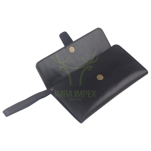 Funda de tijera de cuero genuino para peluqueros y estilistas Estuche de tijeras de peluquero para peines de tijeras y soporte para herramientas para el cabello - Product Image 5