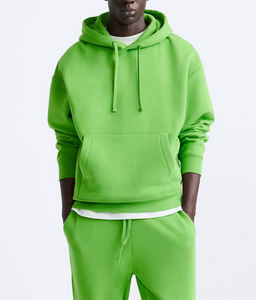 OEM Heavy Weight Mens Pull-Over Hoodies Custom Loose Fitted Hoodie con bordado al por mayor Sudaderas con capucha y sudaderas para hombre - Product Image 6