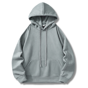 เสื้อฮู้ดดี้ผู้ชายแบบสั่งทำจากโรงงาน สไตล์ลำลอง พิมพ์ลายตัวอักษร แขนยาว มีซิป - Product Image 3