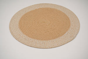 Set de table en coton tressé 35 cm Fait à la main Écologique Table à manger Matériel de table Vente en gros Exportation en vrac - Product Image 3