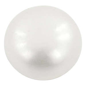 Perla Clara Certificada Energizada, Gema Suelta de 3.25 a 3.5 Ratti, Perla Natural de Agua Dulce, Color Blanco, Perla Real Moti - Product Image 1