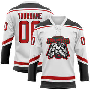 เสื้อเจอร์ซีย์กีฬาฮ็อกกี้น้ำแข็งสำหรับผู้ชายสินค้ามาใหม่ - Product Image 4