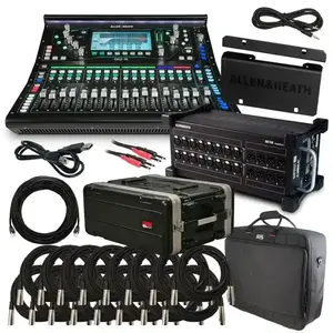 AllenS & HeathS SQ-5 Mixer digital de 48 canais/36 barramentos com 16 + 1 Fadhers motorizados em estoque para venda