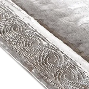 ถาดโลหะทำด้วยมือพร้อมถาดโลหะทำด้วยมือที่มีพื้นผิวด้านที่ไม่เหมือนใครพร้อมดีไซน์เนอร์ที่ดูทันสมัยชุบ Zahid ส่งออกได้อย่างปลอดภัย - Product Image 5