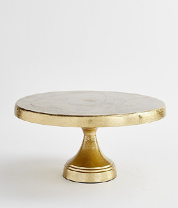 Eleve su presentación de postres con este impresionante y resistente soporte de metal para pasteles de alta calidad y disponible a precios al por mayor - Product Image 1