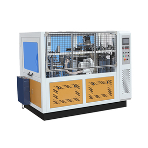 Máquina de fabricación o fabricación de vasos de papel, doble revestimiento de PE, 180-350gsm, tamaño de 4-22oz, automática, con 1 año de garantía - Product Image 1