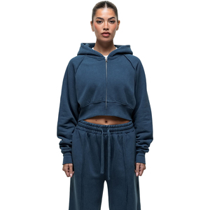 เสื้อมีฮู้ดผ้าคอตตอนขนแกะขนาดใหญ่พิเศษสำหรับผู้หญิงเสื้อมีฮู้ดโอเวอร์ไซส์ - Product Image 2