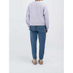 Sudadera Casual Básica para Mujer ZYANYA, Logotipo Personalizado, Sudadera con Capucha de Punto de Seda de Alta Calidad, Bordada, Transpirable para Otoño - Product Image 5