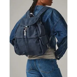 Sac à dos en toile vintage personnalisé pour la promotion de produits - Product Image 1