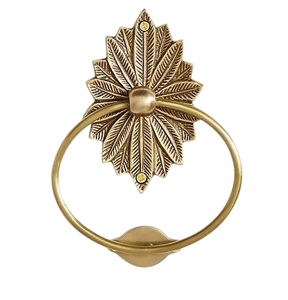 Nouveau martelage de porte en fer décoratif finition argent antique, élégant, pour la maison, l'hôtel et le restaurant - Product Image 2