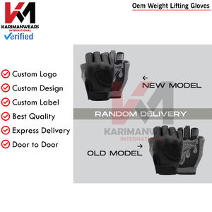 Guantes de entrenamiento transpirables Levantamiento de pesas Guantes de ejercicio de gimnasio sin dedos Diseño de espalda abierta curvada Entrenamiento de fuerza de levantamiento de pesas - Product Image 6