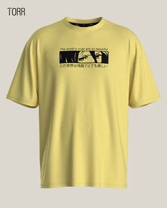 Camiseta Extra Grande para Hombre con Logotipo Personalizado, Premium 100% Algodón 240 GSM, Diseño Multicolor con Hombros Caídos, Estampado Gráfico Tejido - Product Image 1