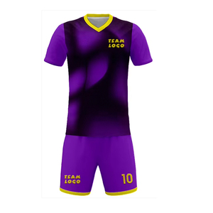 Uniforme de hombre superventas de buena calidad, 100% poliéster, camisetas y camisetas de corte automatizado para adultos, ropa de fútbol, camiseta de fútbol - Product Image 1