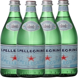 San Pellegrinoo Botella de vidrio de agua mineral natural brillante S.Pellegrinoo - Product Image 2