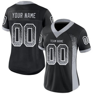 Ropa deportiva transpirable de secado rápido unisex, camiseta de fútbol americano de diseño personalizado, la mejor camiseta de fútbol de talla grande, OEM al por mayor - Product Image 6