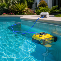 DERUL DERUL-PCC Cable de cobre impermeable para robot limpiador de piscinas, 3/4 núcleos |   Chaqueta de TPU Resistente al Cloro y a los Rayos UV |   PE sin Enredos