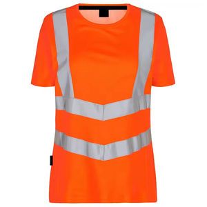 Precio de fábrica Camisetas de alta visibilidad Camisas de trabajo de manga corta Ropa DE TRABAJO Seguridad vial Camiseta de seguridad de construcción reflectante - Product Image 1