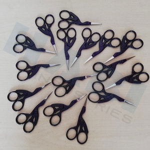 Ciseaux à broder en acier inoxydable, ciseaux à bec de canard professionnels, fabricant, grossiste, ciseaux à couper le fil, ciseaux à broder - Product Image 5