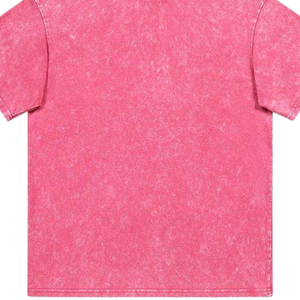 Camiseta Rosa Extra Grande de Primera Calidad, Algodón Grueso, Estilo Vintage, Logotipo Personalizado, Unisex, Cuello Redondo, Fabricante OEM, Venta al por Mayor - Product Image 6