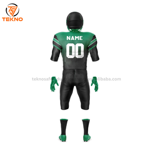 Maillot de Football Américain Adulte et Américain de Style Pro de Haute Qualité Uniforme de Football Américain Sublimé à Deux Tons Personnalisé - Product Image 6