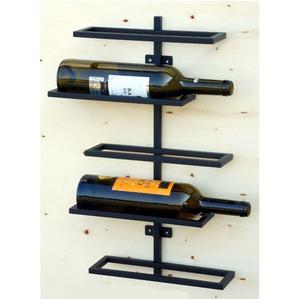 Estante de vino de Metal con forma de estrella, soporte de almacenamiento de mesa de 9 botellas para Bar y restaurante, pieza decorativa - Product Image 5