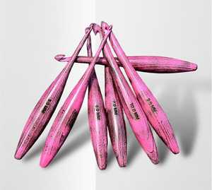 Crochets en époxy et palissandre fabriqués à la main, aiguilles à tricoter à poignée souple pour tricoter et crocheter - Product Image 3