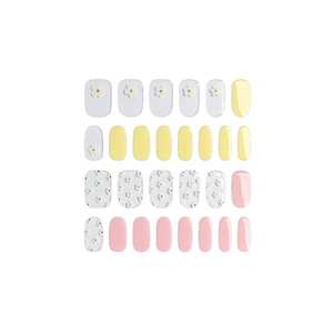 GLOSSYBLOSSOM PRO Alta calidad 2D Daily Daisy Perfect Half-Hardened Real Gel Nails Non-Soak-Off Manicure Salon Sticker Calcomanías - Product Image 1