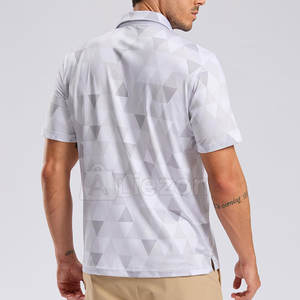 Camisa de golf ligera para hombres con tela suave Polo de golf de secado rápido para adultos - Product Image 5