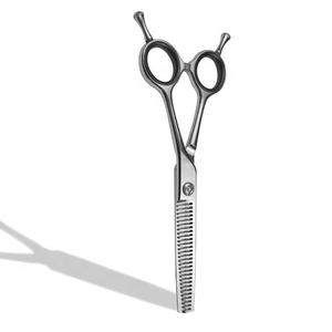 Tijeras de Entresacar Profesionales de Acero Inoxidable para Peluquería, con Mango Suave y Cómodo, Anillo de Apoyo para el Dedo, OEM KKZ - Product Image 2