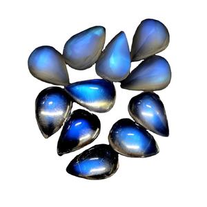 Top qualité 100% naturel Flashy arc-en-ciel pierre de lune Cabochon haute qualité en vrac précieux arc-en-ciel pierre de lune pour la fabrication de bijoux utilisation - Product Image 3