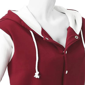 Wholesale Custom Coated Windproof Breathable Wool/Polyester Baseball Varsity Jacket College Sports <b>Stand</b> Collar Front Men's - Product Image 5