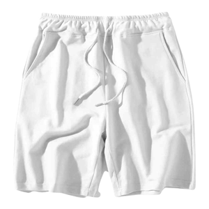 Shorts de sport à séchage rapide à la mode pour hommes taille élastique taille moyenne décontracté Gym vêtements de course solide Shorts chauds teint en plaine devant - Product Image 5