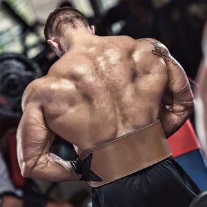 Palanca de gimnasio de cuero con logotipo personalizado de alta calidad, cinturón de Fitness para entrenamiento, levantamiento de pesas - Product Image 6