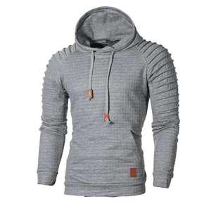 Hoodie Homme Hiver Automne Chaud Zippé Grande Taille en Polaire Jacquard Premium Polyester/Coton Écologique Anti-Boulochage - Product Image 2