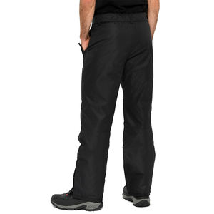 Pantalon de neige pour homme grande taille, couleur noire, fermeture éclair, imperméable 10 000 mm, coupe-vent, respirant, séchage rapide, sports d'hiver en plein air - Product Image 5