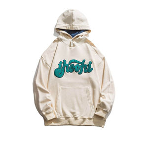 Sudadera con Capucha de Alta Calidad, de Poliéster/Algodón, para Invierno, con Estampado Digital, Bordada, Lavada al Ácido, Estilo Vintage, Oversize, Resistente al Viento y Transpirable - Product Image 1