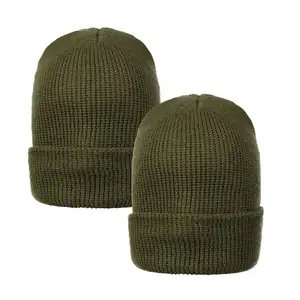 Nuovo berretto da orologio invernale caldo Vintage 2022 morbido personalizzato, berretto in lana 100%