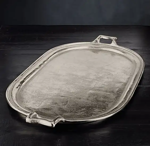 Juego de bandejas de aluminio para servir, nuevo diseño, aspecto moderno, bandeja de metal hecha a mano para uso en restaurantes de hoteles de lujo - Product Image 4