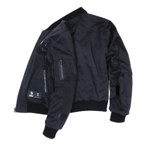 Chaqueta Bomber de Satén Personalizada de Alta Calidad para Hombre - Estilo Urbano de Invierno con Logotipo Frontal, Transpirable y de Secado Rápido - Product Image 1