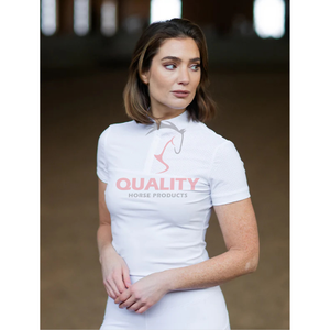 Comfortable breathable and durable women <b>horse</b> <b>riding</b> show shirts designed for active riders ensuring confidence and flexibility - Product Image 4