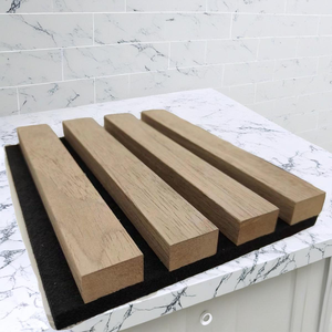 Panel <span class=keywords><strong>de</strong></span> Pared 3D EAZART para Interiores, Panel Envolvente <span class=keywords><strong>de</strong></span> PVC <span class=keywords><strong>de</strong></span> <span class=keywords><strong>3</strong></span> Lados, Listón <span class=keywords><strong>de</strong></span> <span class=keywords><strong>Madera</strong></span> <span class=keywords><strong>de</strong></span> Poliéster, Certificado CE, Acústico, Moderno y Colorido - Product Image 1