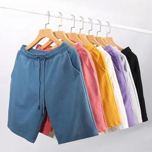 Pantalones cortos deportivos de verano para hombre, pantalones cortos de Jersey de algodón Terry, pantalones cortos de baloncesto Multicolor, pantalones cortos atléticos desgastados - Product Image 1