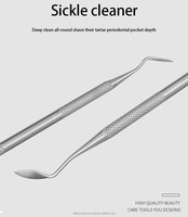 5 Pcs Set Peralatan Pemeriksaan Gigi Logam Plastik Perlengkapan Dasar Gigi Cermin Mulut Probe Scraper Tweezer Alat Kebersihan Gigi Bersertifikat CE