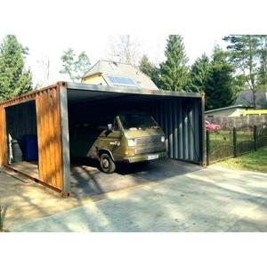 Garaje de contenedores con techo solar | Garaje de contenedores de eficiencia energética | Edificio de contenedores con energía solar - Product Image 3