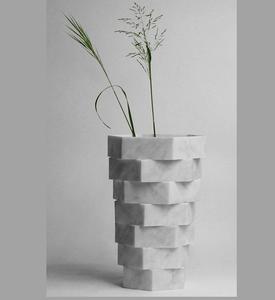 Great Quality In Reasonable Price Unique Marble Flower Vase For Artistic Home Styling Creating Eye Catching <b>Decorative</b> <b>Accent</b> - Product Image 4